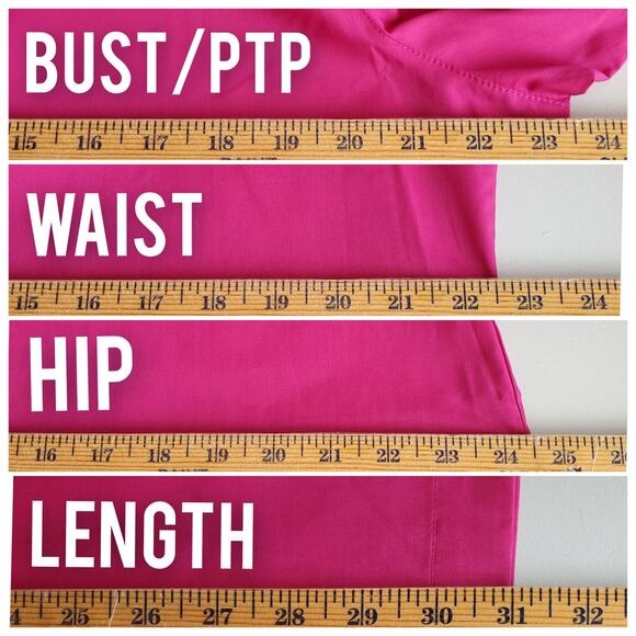 Foxcroft Women No Iron Magenta Pink Button Blouse Shirt 18 Mature Career Event - Picture 7 of 8